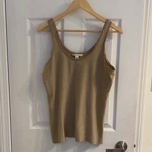 Banana Republic Women's Tan Sleeveless tank Top size Large